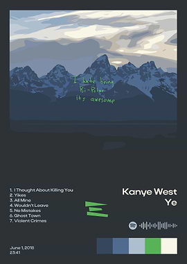 Kanye West - Ye Album Cover