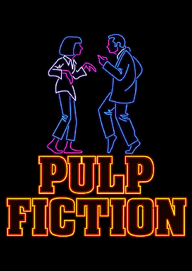 Pulp Fiction Neon Art
