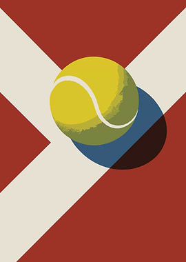 Tennis Ball Minimalist Art