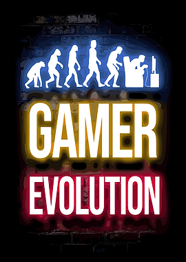 Gamer Evolution Neon Sign