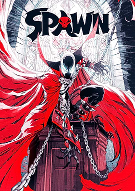 Spawn Comic Book Cover Art