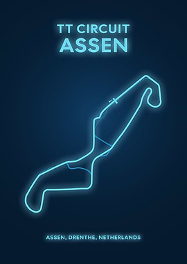 TT Circuit Assen Race Track Map