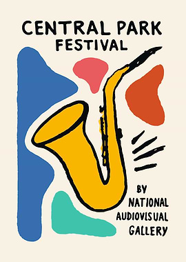 Central Park Festival Poster