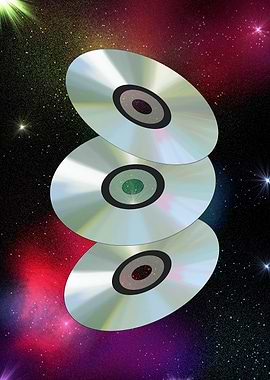Stacked CDs in Space