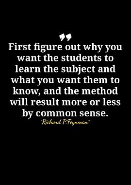 Richard Feynman Quote on Education