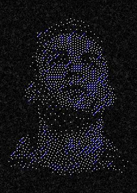 Football Dotted Portrait