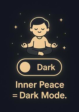 Inner Peace Dark Mode Meditation