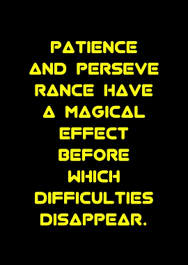 Patience and Perseverance Quote