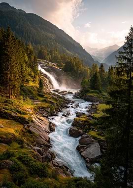 Krimml Waterfalls Austria