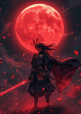 Samurai Blood Moon