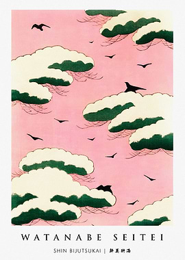 Watanabe Seitei: Clouds and Birds