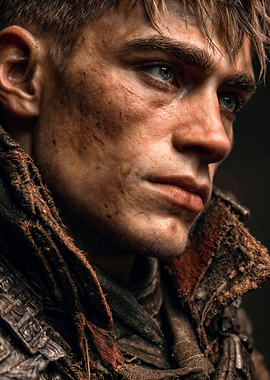 Gritty Portrait of a Young Man