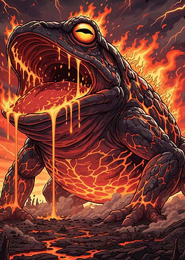 Lava Frog Monster