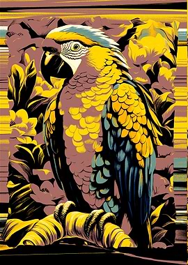Colorful Parrot Illustration