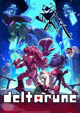 Deltarune characters poster