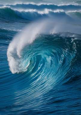 Powerful Ocean Wave