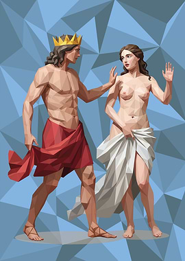 Low Poly King and Queen