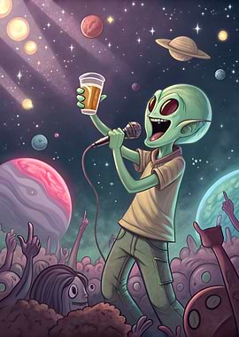Alien Karaoke Night