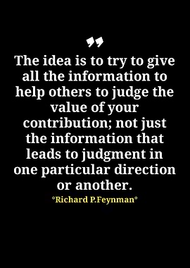 Richard Feynman Quote on Information