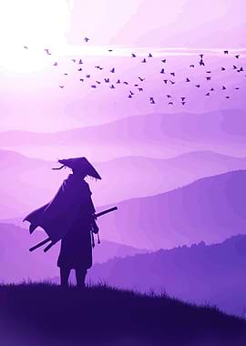 Samurai Landscape Birds
