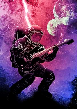 Soul of the Space Astronaut Guitarist
