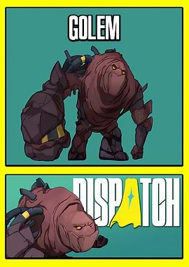 Golem Dispatch Character Art