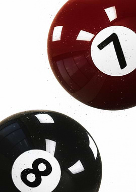 Pool Balls: Seven and Eight