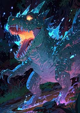 Fantasy Dragon Forest