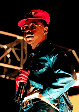 Tyler, the Creator, digital art portrait