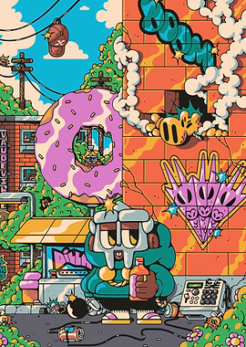 MF Doom illustration