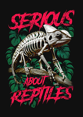 Serious About Reptiles Chameleon Skeleton