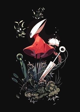 Hornet from Hollow Knight illustration