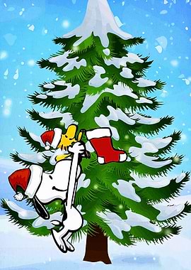 Snoopy and Woodstock Christmas Tree