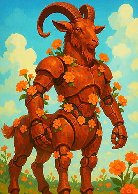 Mechanical Ram Centaur Flowers