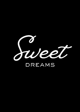 Sweet Dreams Typography