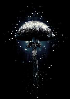 Abstract Mushroom Digital Art