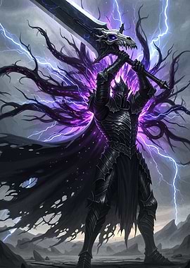 Dark Knight Skull Sword