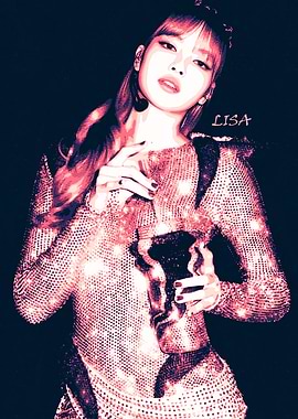 Lisa from Blackpink Digital Art