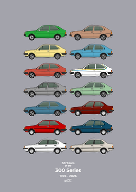 300 Series 50th Anniversary Poster