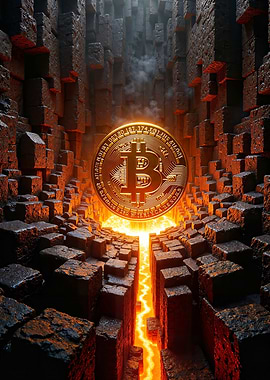 Bitcoin in a Volcanic Landscape