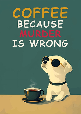 Coffee Because Murder Is Wrong