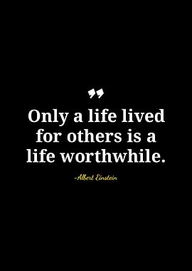 Albert Einstein Quote on Black