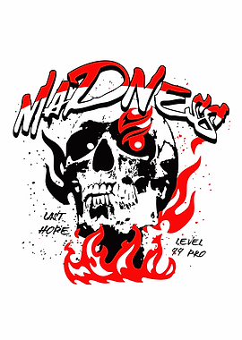 Madness Skull Graphic