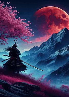 Samurai Blood Moon