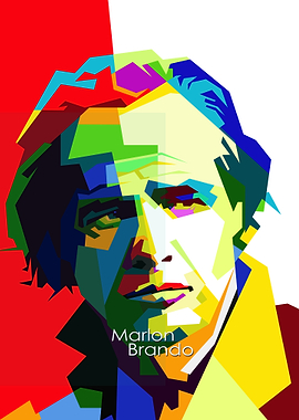 Hollywood Legendary Actor Pop Art