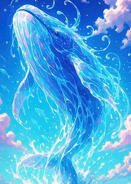 Whale Sky Animal