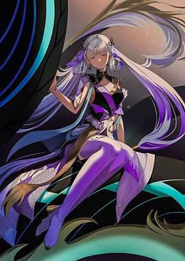 Girl with White Hair