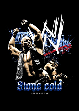 Stone Cold Steve Austin Wrestling Poster
