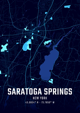 Saratoga Springs Midnight City Map