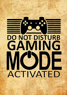 Do Not Disturb Gaming Mode Activated